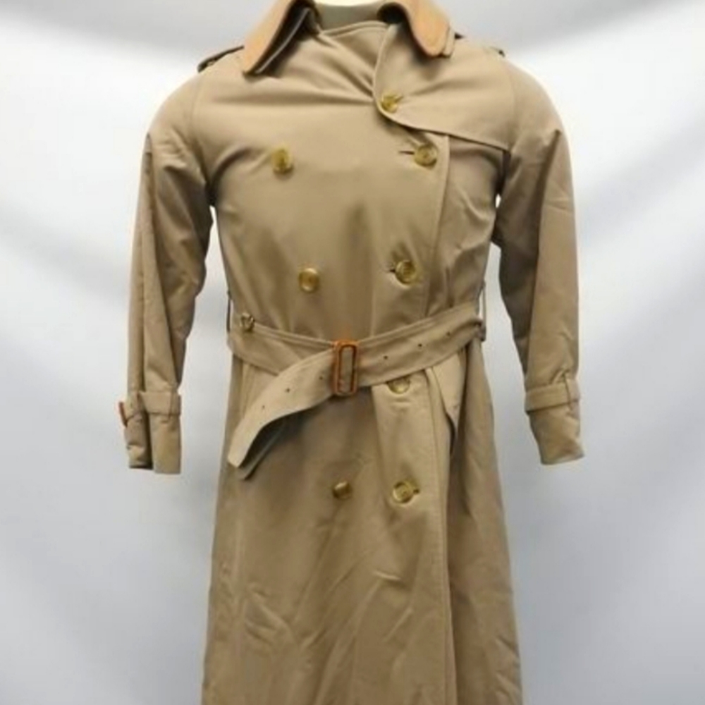 Authentic Burberry Khaki Trench Coat